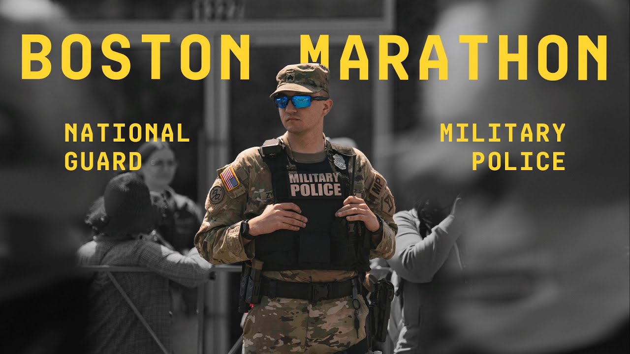 How the National Guard Secures the Boston Marathon | Military Police in Action