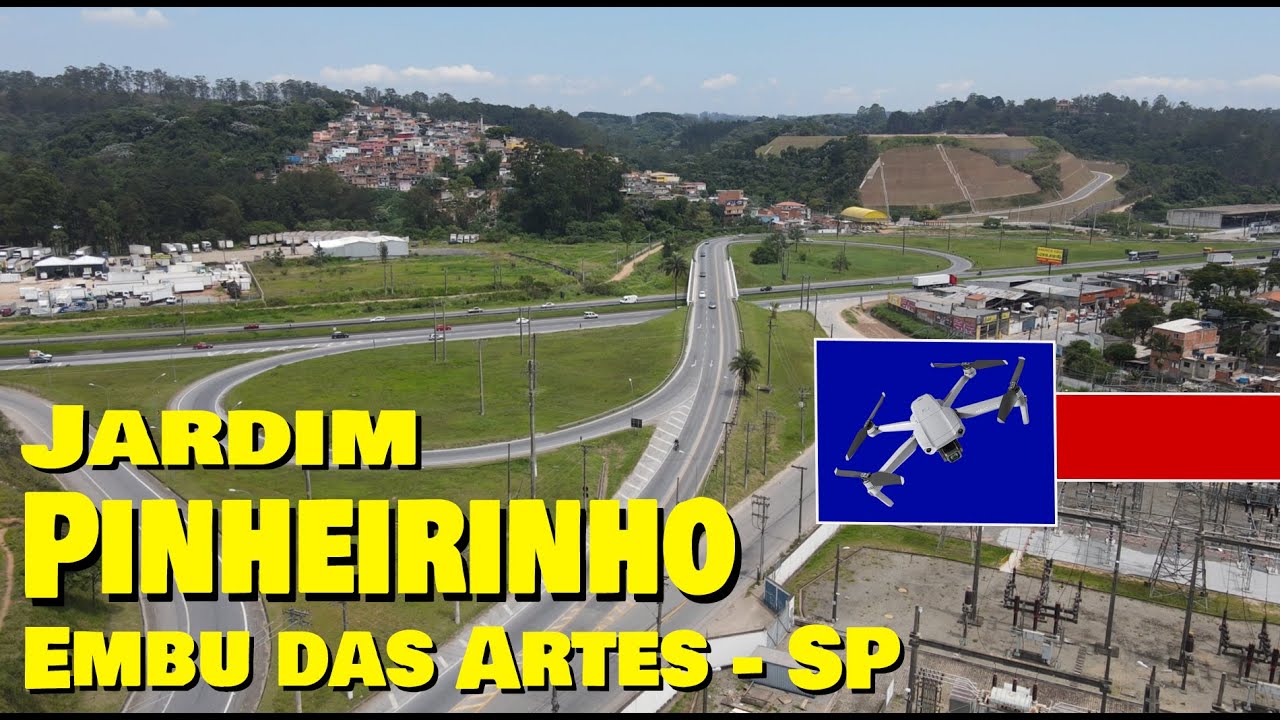 Jardim Pinheirinho - Embu das Artes - SP - 4K - Voo de drone Mavic Air 2