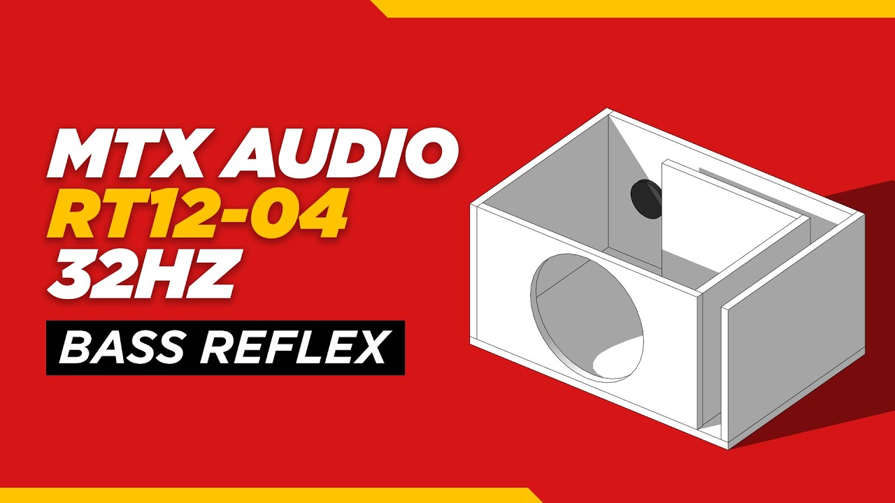 MTX Audio RT12-04 12 Inch 32hz Box Design | LOW AND DEEP BASS