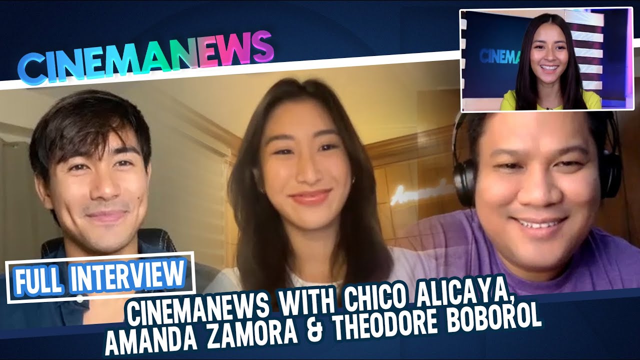 FULL INTERVIEW: CinemaNews with Chico Alicaya, Amanda Zamora & Theodore Boborol | Cinema One