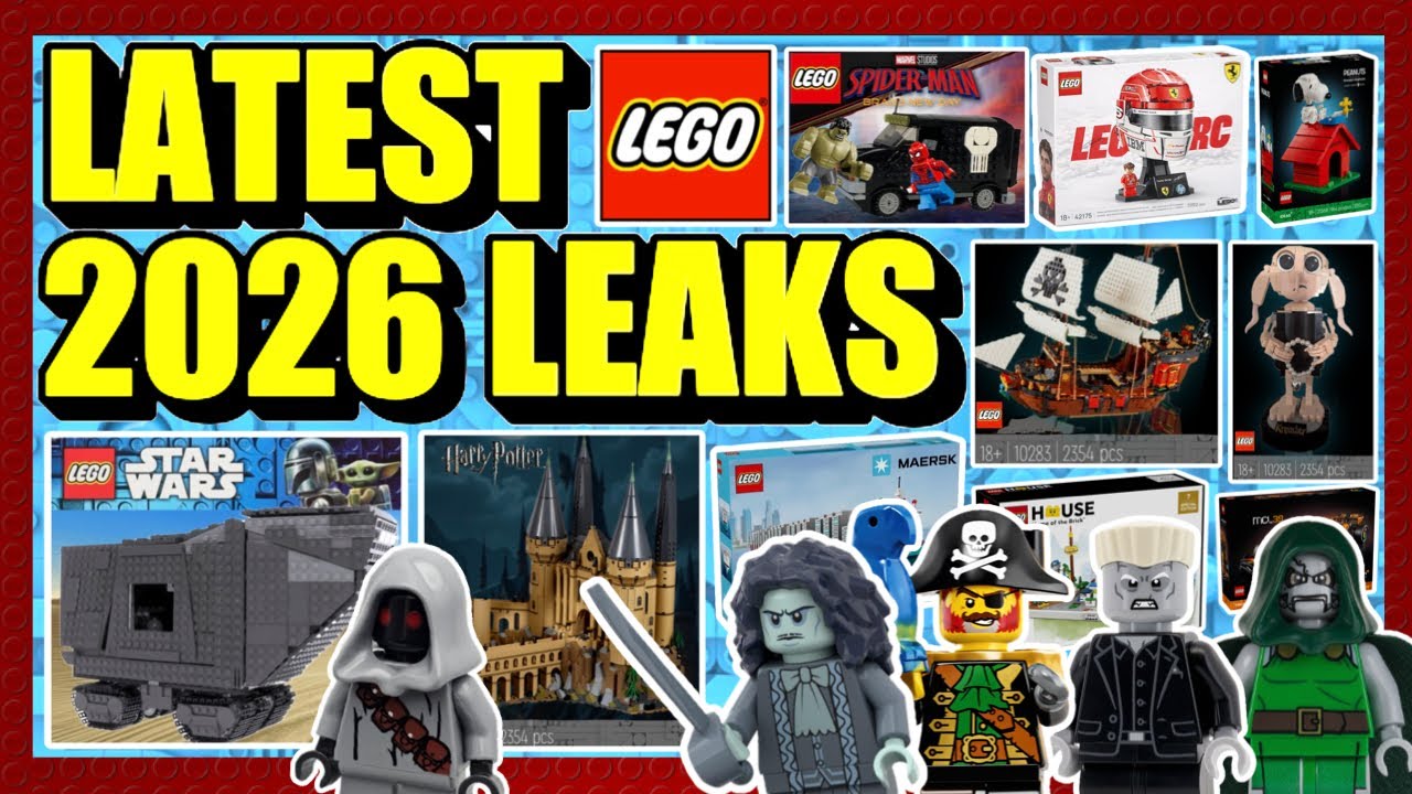 INSANE NEW LEGO LEAKS! Marvel, Star Wars, Harry Potter, Creator, F1, Ninjago & MORE!