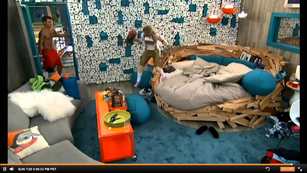 cody wakes up nicole (cam 3) 7/20/14