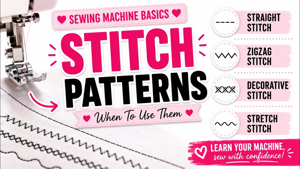 How to change your stitch pattern on a sewing machine | Brother ST371HD