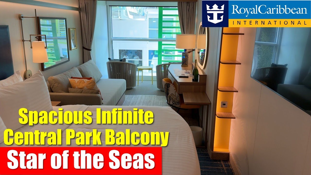 Star of the Seas | Просторный балкон с видом на бесконечный Центральный парк | Royal Caribbean
