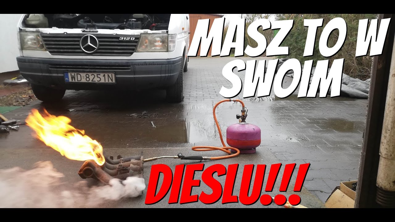 Czyszczenie kolektora dolotowego i EGR - Ekologia w Dieslu | Sprinter 312