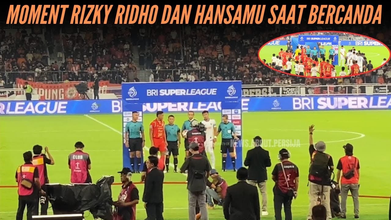 MOMENT RIZKY RIDHO DAN HANSAMU YAMA BERCANDA JELANG LAGA PERSIJA VS AREMA #RIZKYRIDHO 