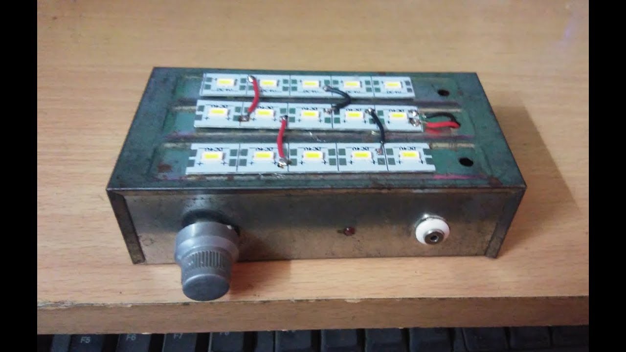 How to Make Rechargeable LED Emergency Light