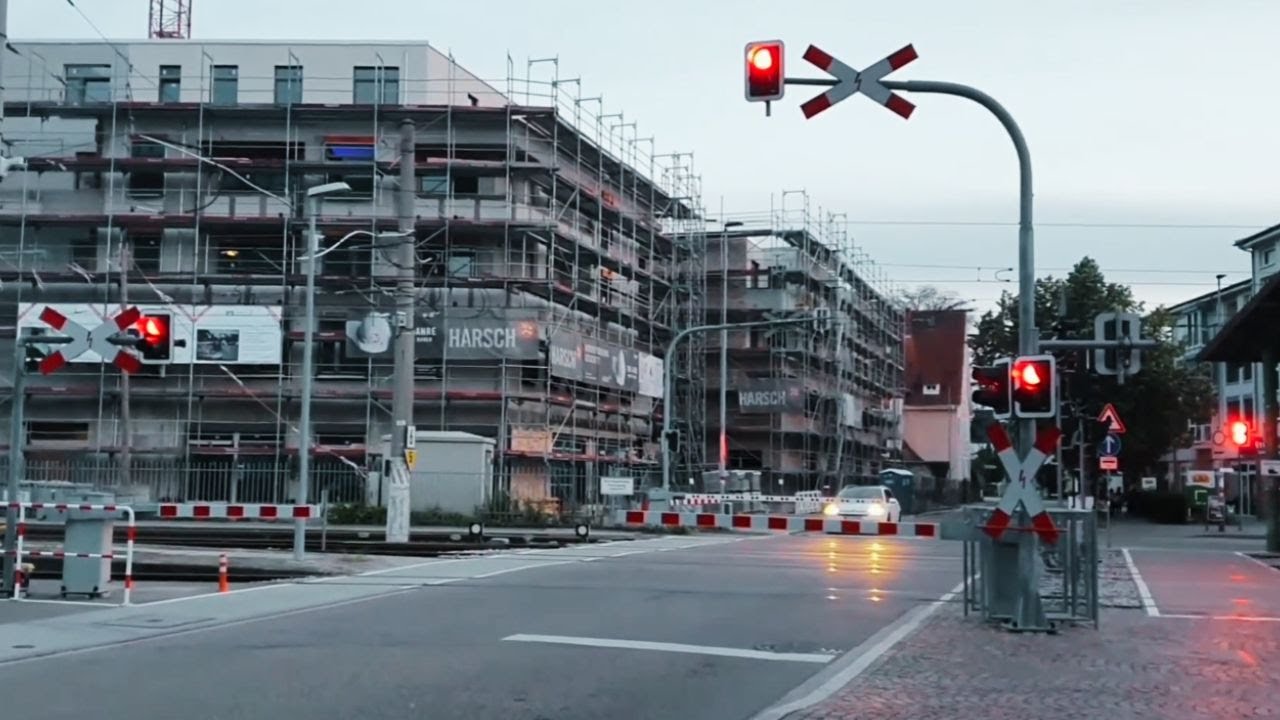 Ettlingen Stadt Wilhelmstraße Railway Crossing, Baden-Württemberg