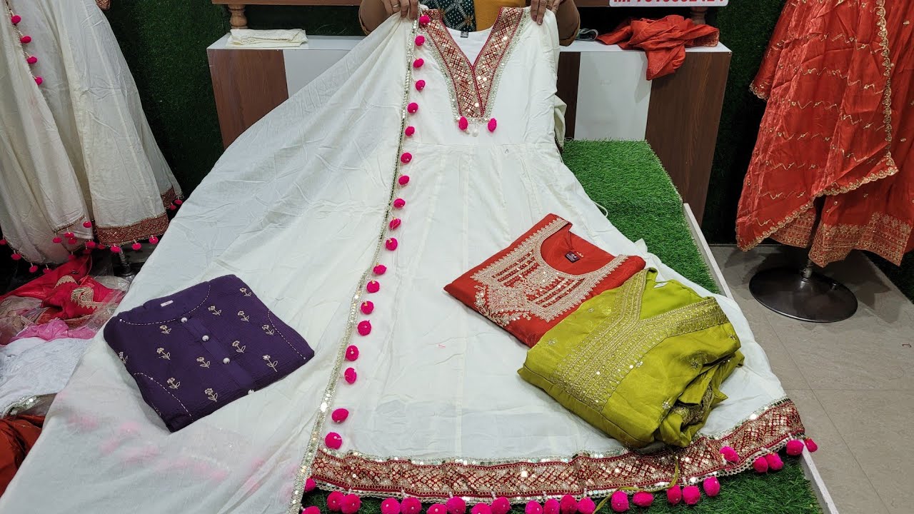 New design fancy readymade anarkali or suits 🌹 Shipping Fee 🌹 7015652424