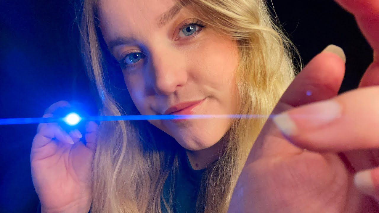 ASMR | Deep Sleep Hypnosis 😴 with LIGHTS - Eyes open and closed (in the dark) ✨