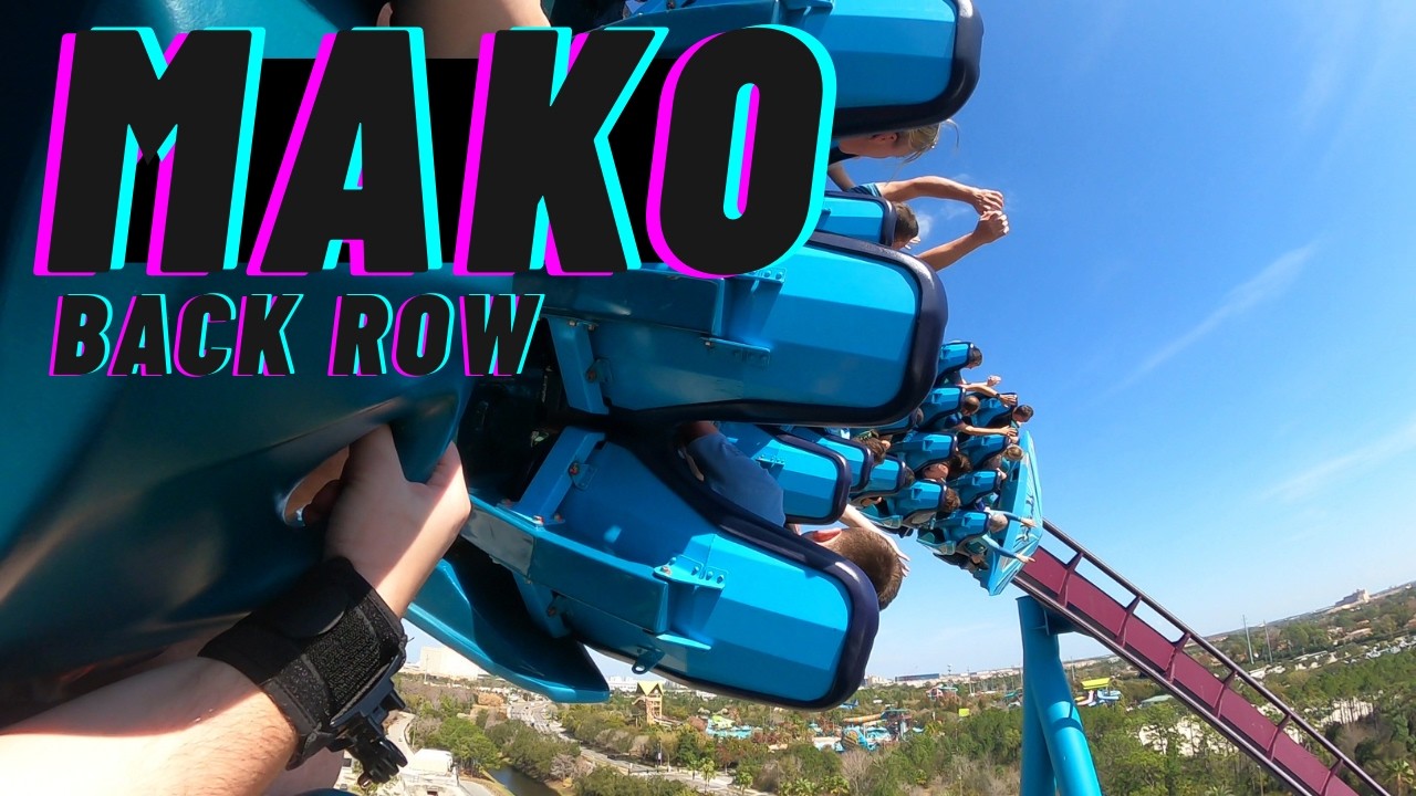 Mako - SeaWorld Orlando - Back Row - Horizon Levelled