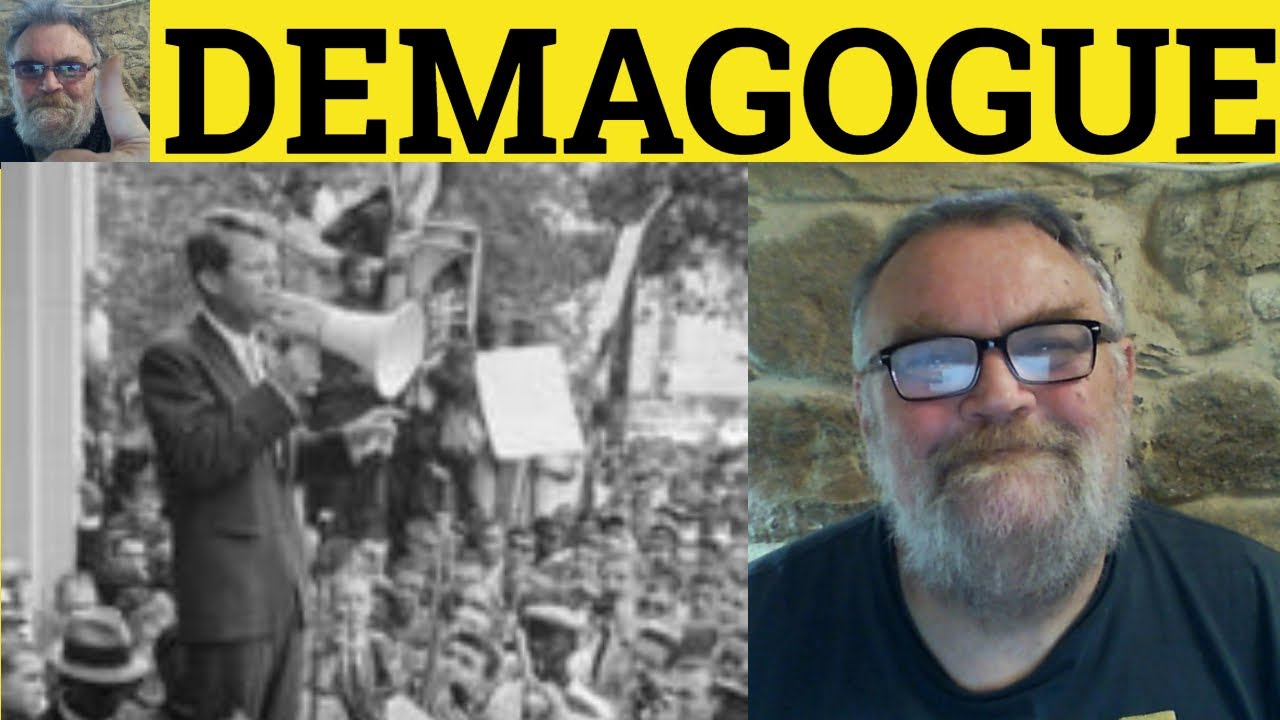 🔵 Znaczenie słowa demagog - Definicja demagogiczna - Definicja demagoga - Słownik polityczny - demagog