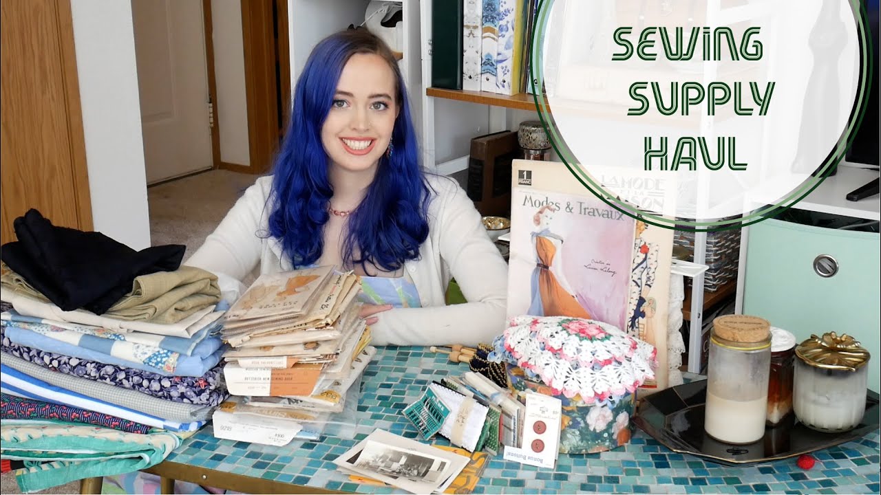 So many cute fabrics! | Vintage fabric and sewing pattern haul