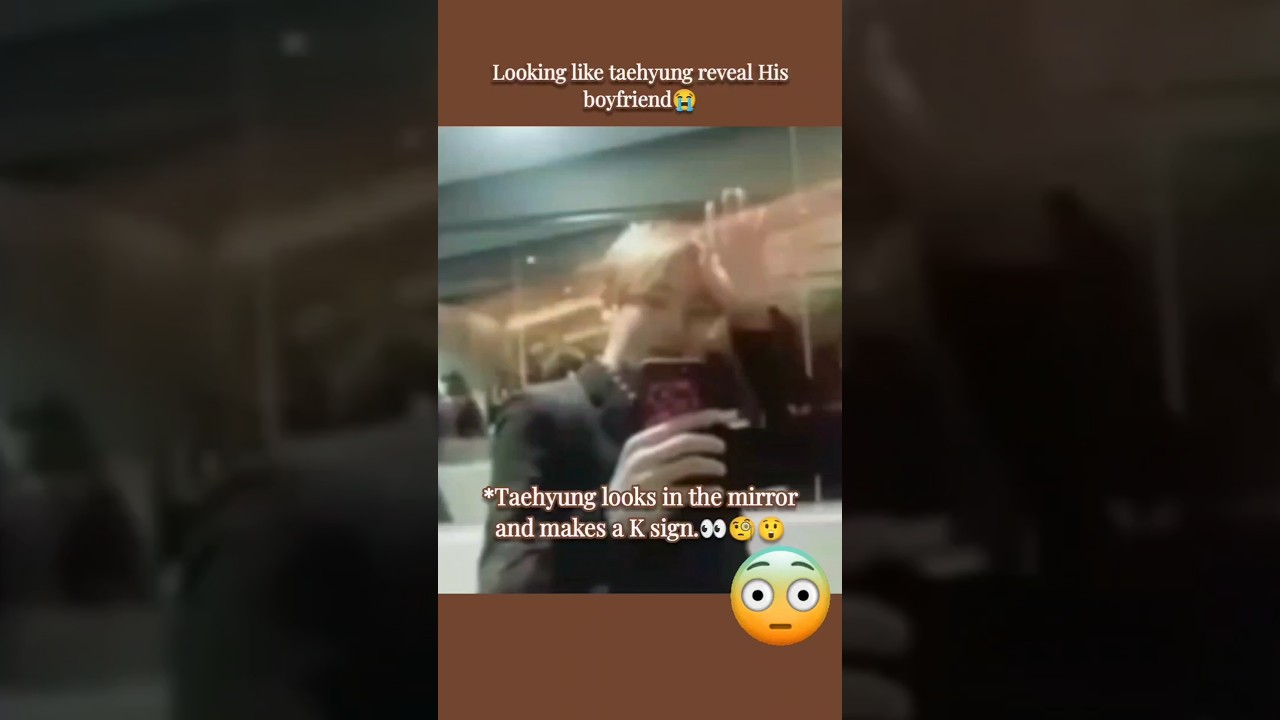 did you notice too 👀‼️ Taehyung makes a K sign 😲😏✨🐰🐻