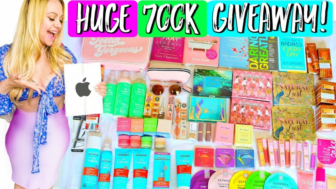 HUGE 700K Giveaway 2019!! (CLOSED) Apple iPad, Tarte, Too Faced | Ask Kimberly