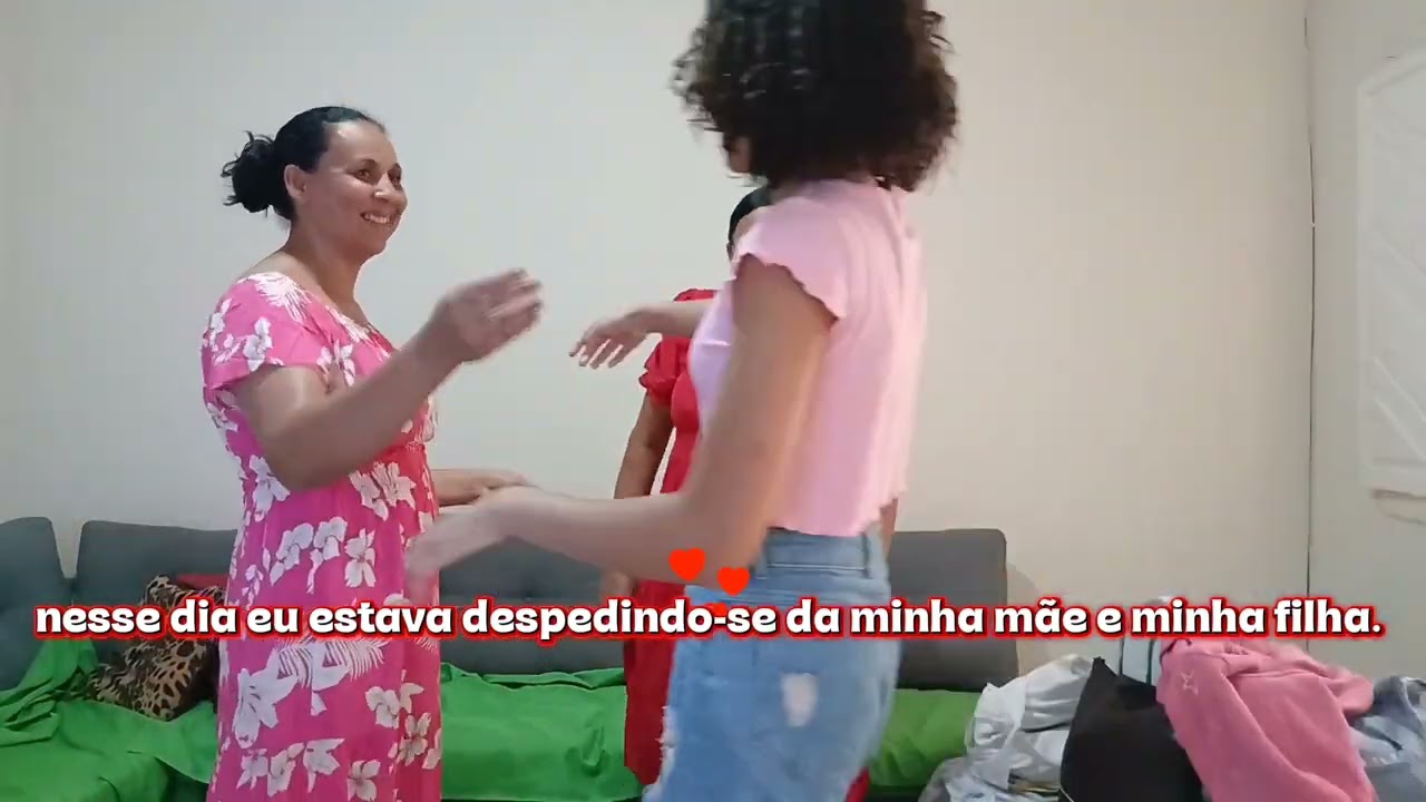 Niver da filha/Mainha chegando da bahia/comprei minha máquina de lavar/guarda roupa/limpei a cozinha