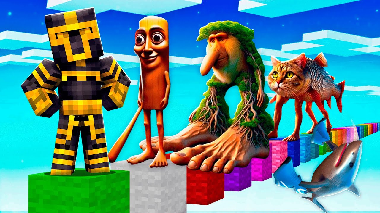 ¿CONSEGUIRÉ SOBREVIVIR AL PARKOUR DE ITALIAN BRAINROT EN MINECRAFT? 😱
