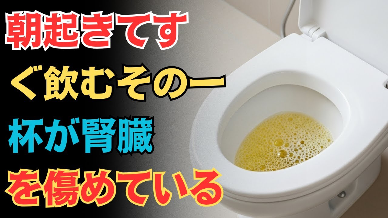 【医者直伝】腎臓を壊す盲点｜誰も教えてくれない真実　二千万人が腎機能低下…尿に現れる危険サインとは？