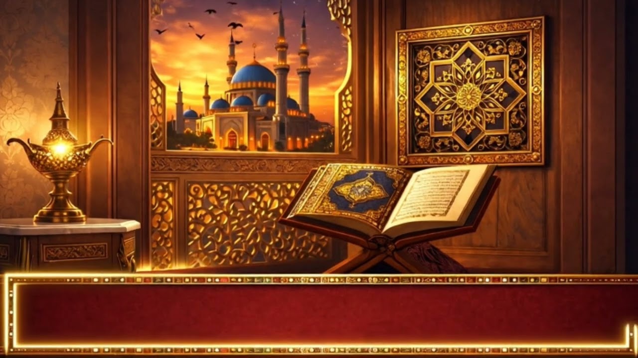 قالب اسلامي  - قالب قرآن كريم - جاهز للتصميم بدون حقوق FHD