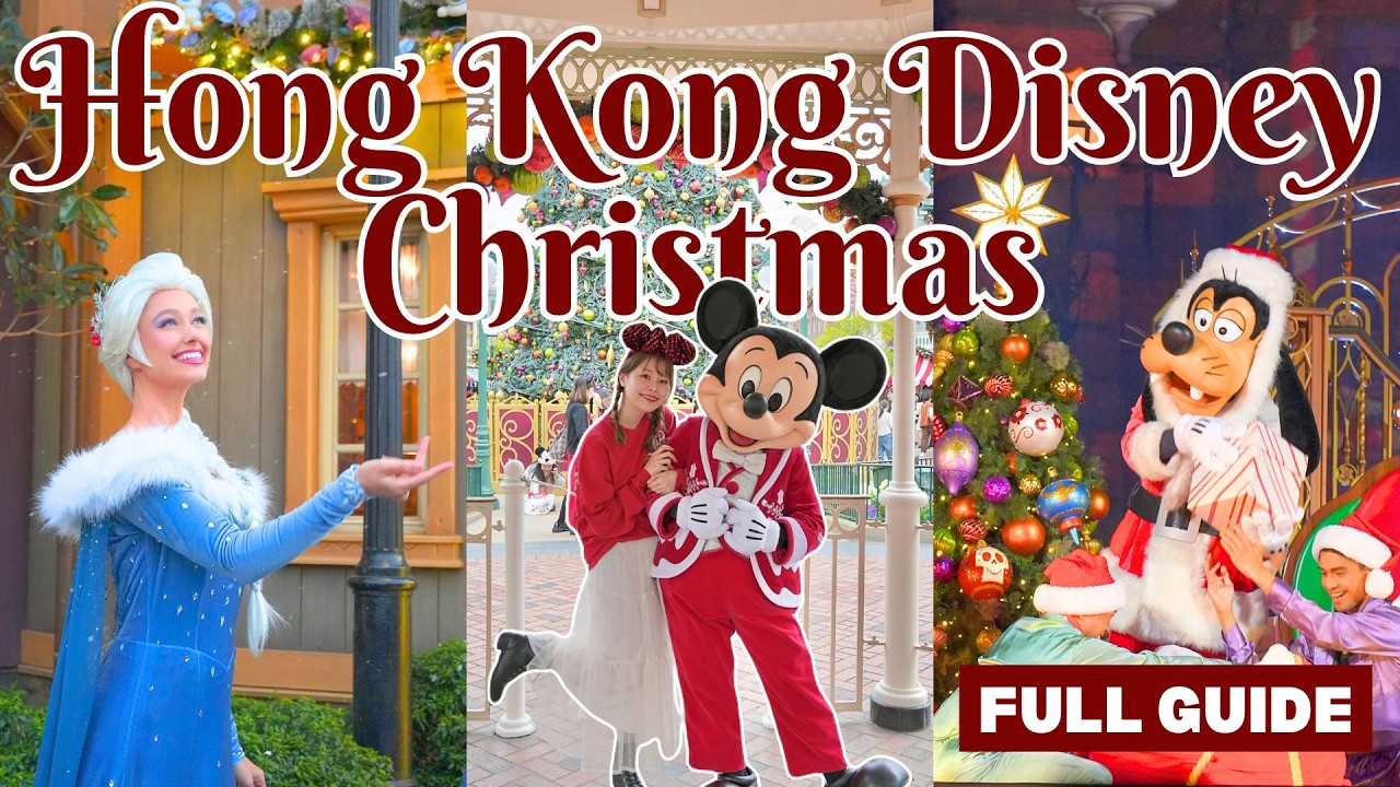 Hong Kong Disneyland Christmas 2024 Full Guide 🎄☃️❄️ | World of Frozen, Shows, and Characters!