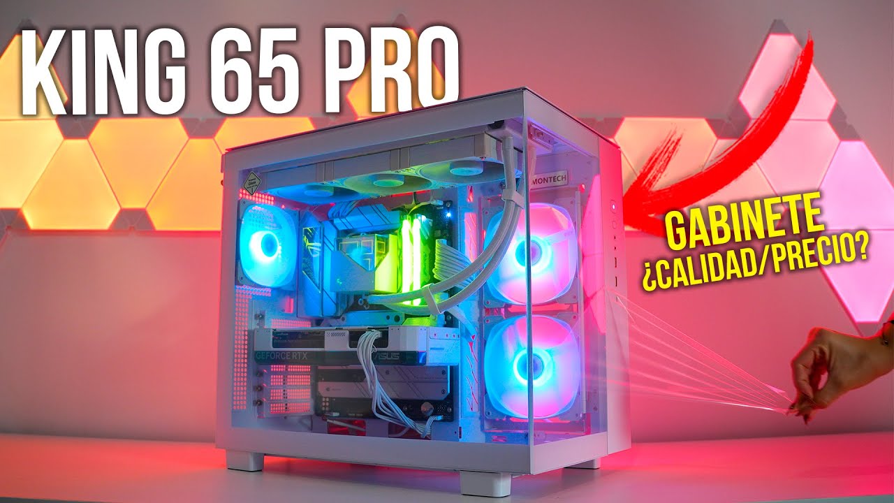 MONTECH KING 65 PRO ¿LA MEJOR PECERA CALIDAD/PRECIO? 👀😱