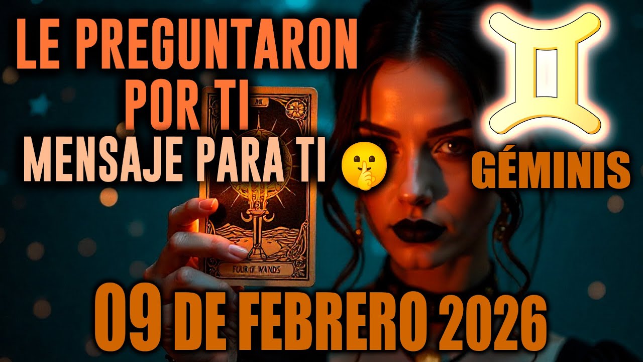 Géminis♊ LE PREGUNTARON POR TI Y ESTO FUE LO QUE RESPONDIÓ 💖MENSAJE PARA TI 🤫 horóscopo de hoy