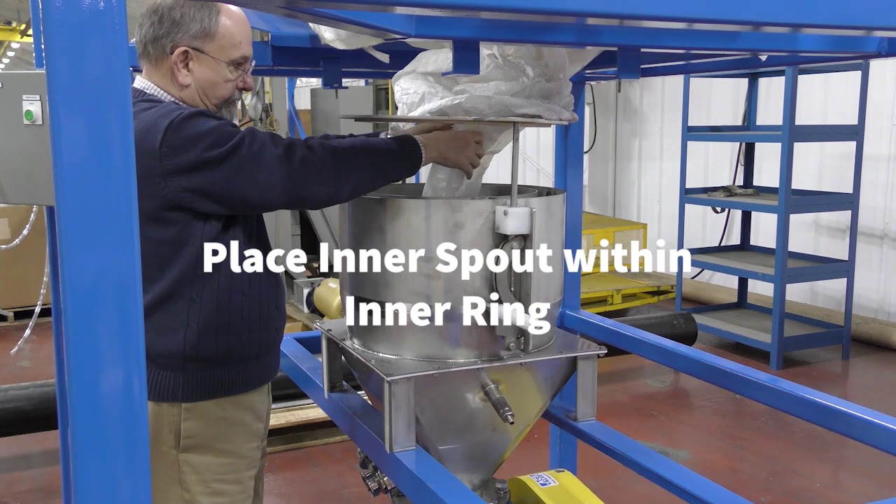 Hapman's PosiClamp Bag Spout Clamping System