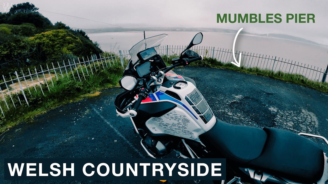 Welsh Ride: Mumbles Pier to Port Eynon Beach (Part 1) | BMW R1250GS Adventure POV | 4K