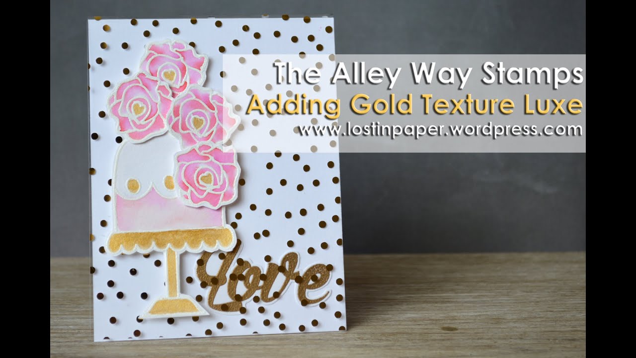 Adding Gold Texture Luxe at TAWS!