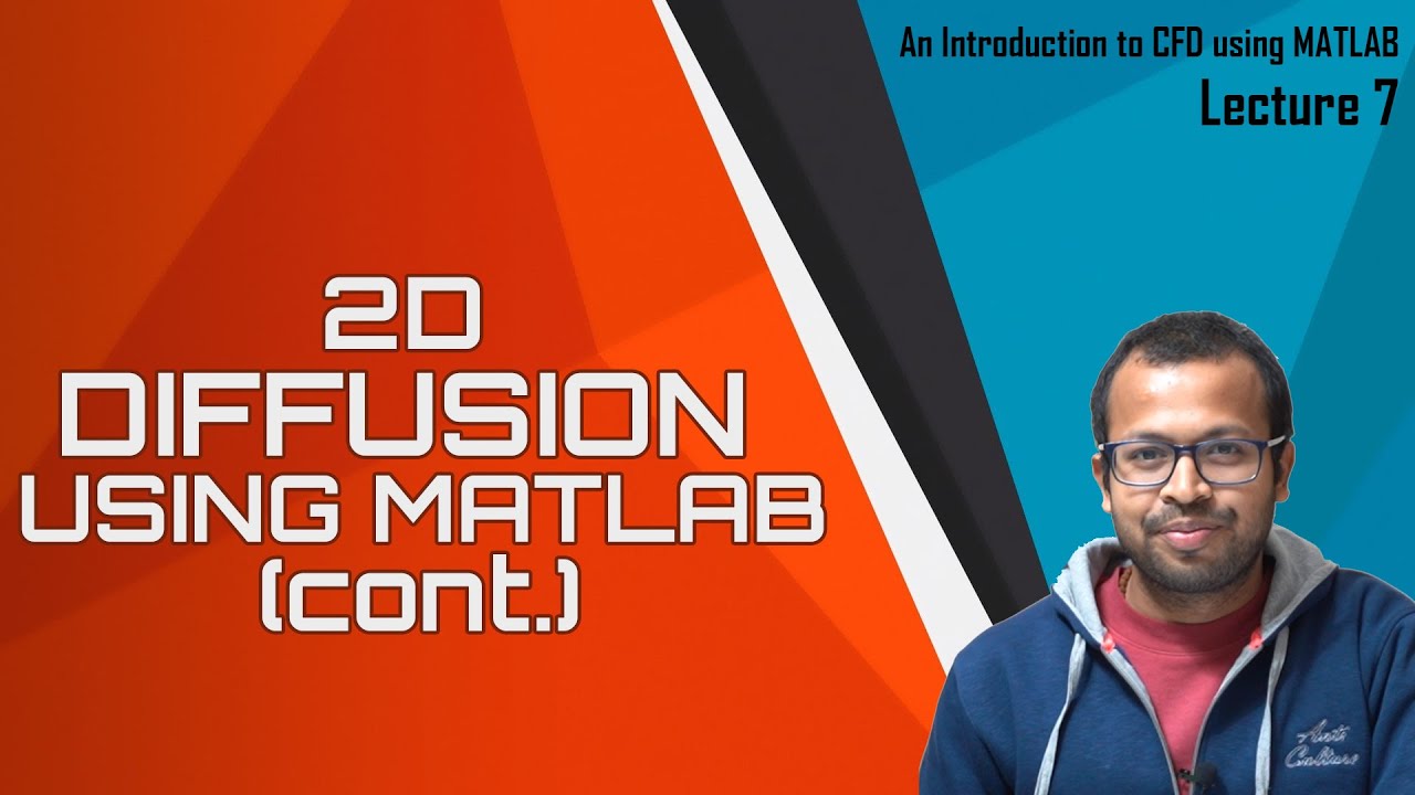 Решение двумерного уравнения диффузии с использованием MATLAB | Лекция 7 | ICFDM