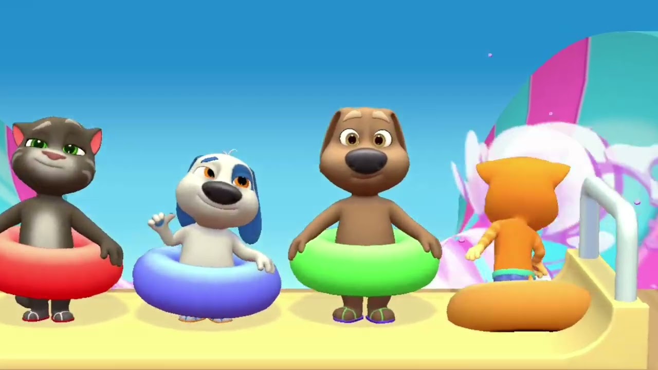 Talking Tom Water Race FASTEST RECORD EVER 💦🔥 Funny Moments Gameplay 2026