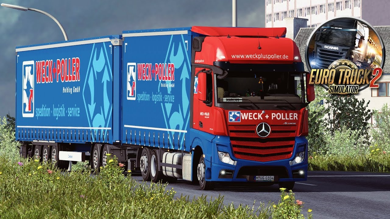 Mercedes Benz MP4 WECK + POLLER - Promods 2.43 Aalborg to Bremerhaven.