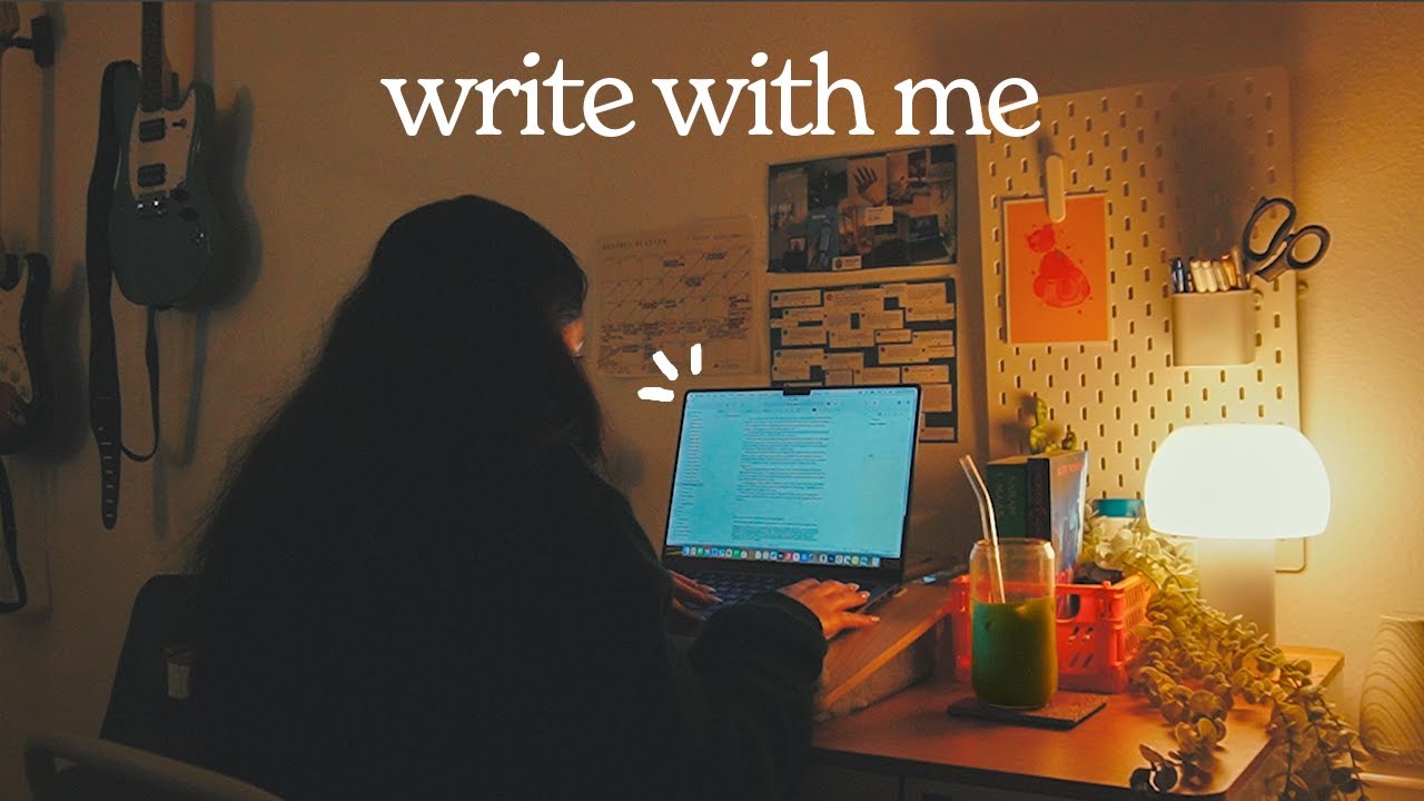 Real Time Write With Me 📝 deep focus writing sprints, typing sounds (no music), 5-min break