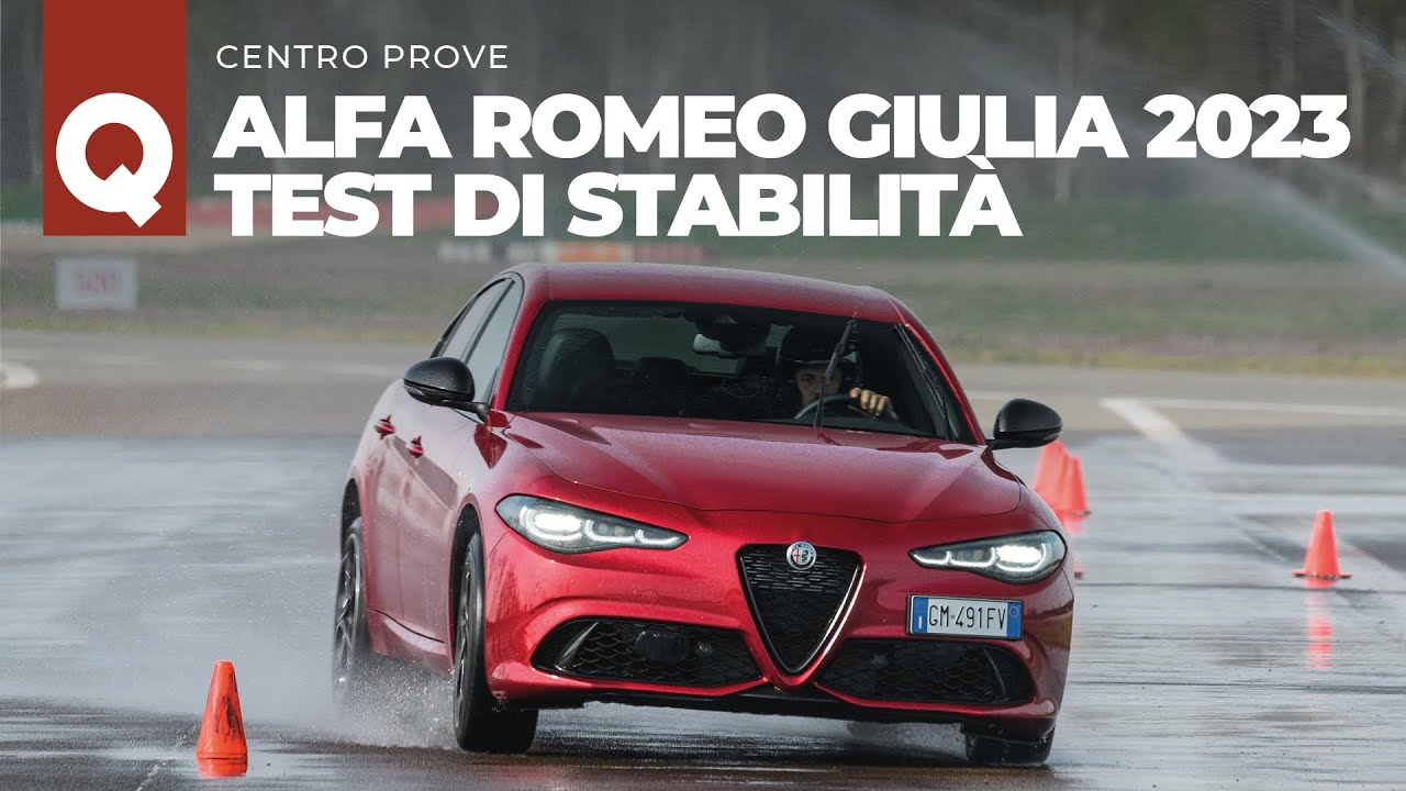 Alfa Romeo Giulia (2023): la prova di stabilità