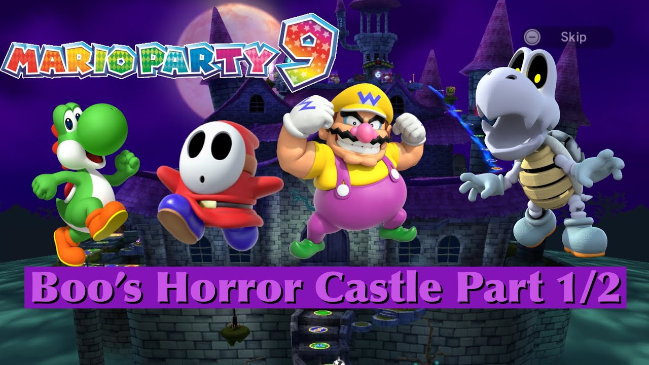 Let’s Play Mario Party 9: Solo Mode: Boo’s Horror Castle: Part 1/2