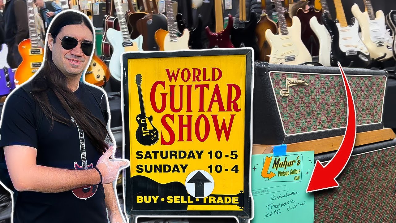 California Amigo World Guitar Show 2025 - WORTH THE TRIP? Deal hunting...