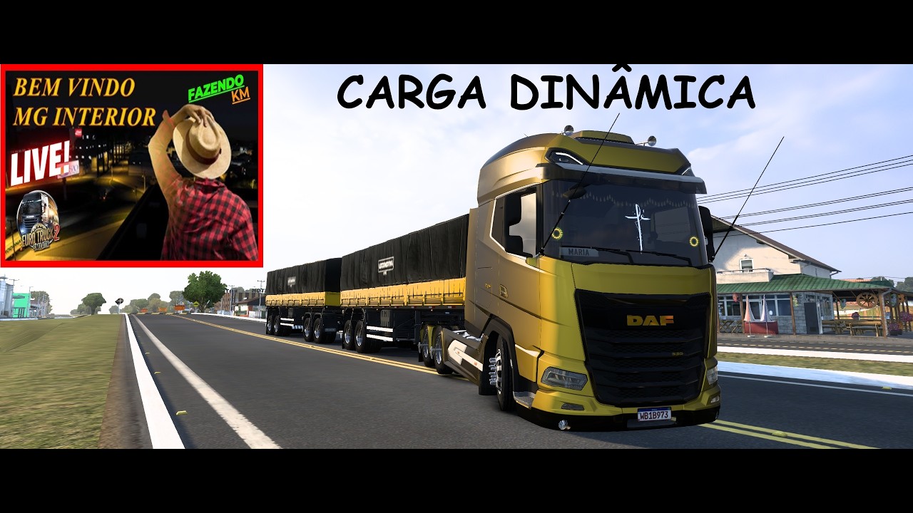 Euro Truck Simulator 2 -  CARGA DINÂMICA