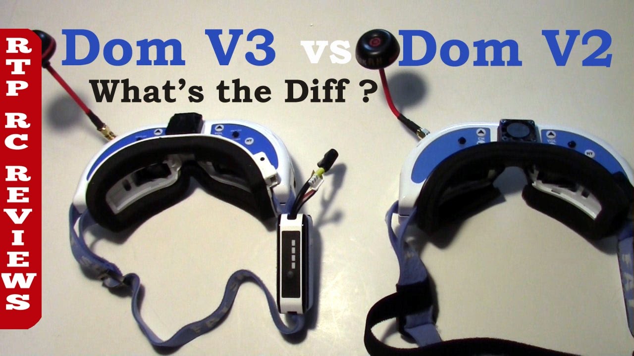 RC Reviews Fat Shark Dominator V3 vs Dominator V2  What's the difference?