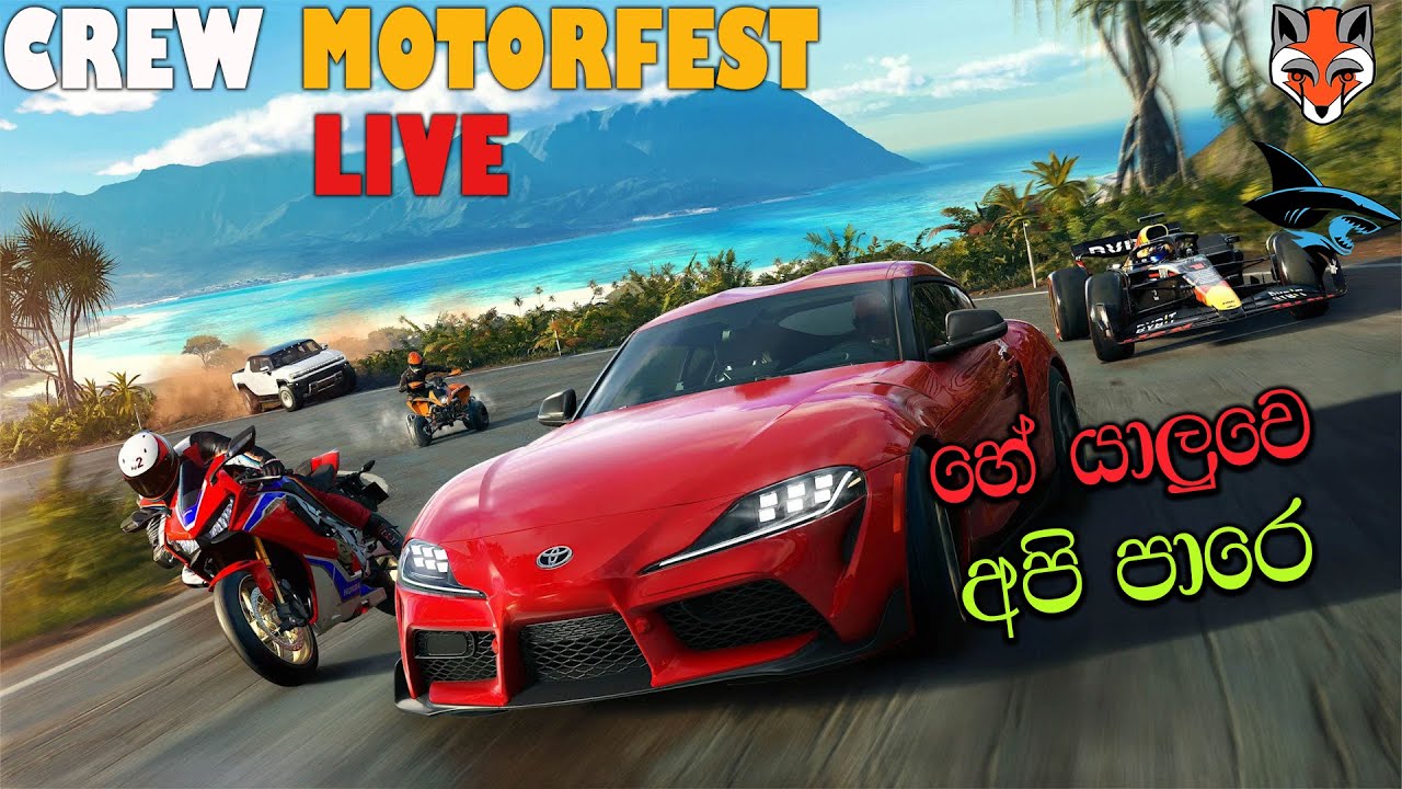 CREW MOTORFEST SINHALA LIVE || RACING AGAIN WITH BOYZ