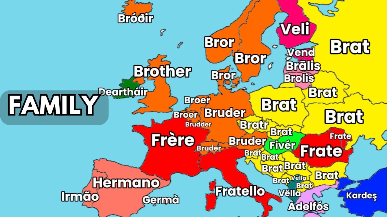 European Languages COMPARISON | Family