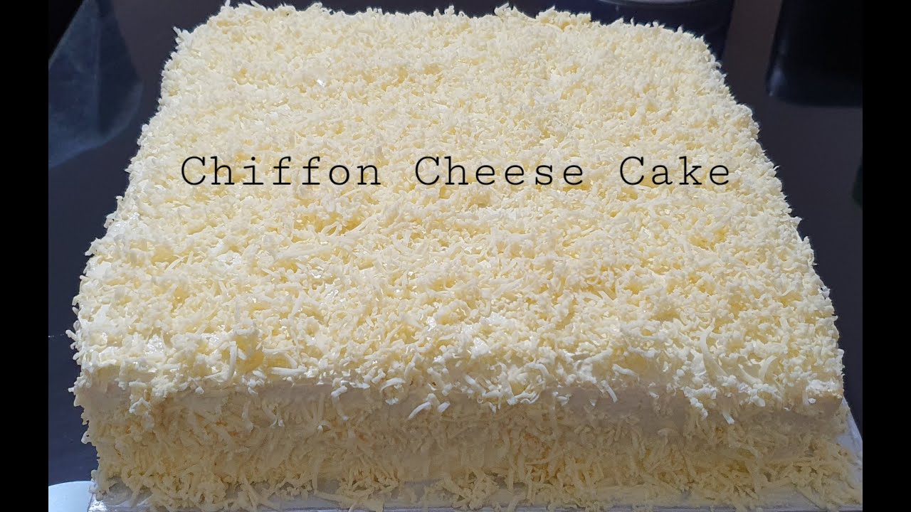 CHIFFON CHEESE CAKE