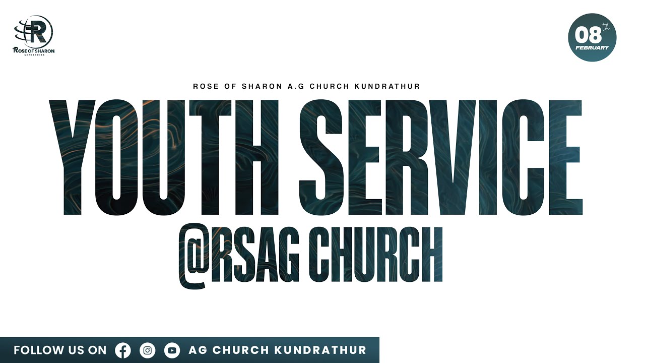 08TH FEBRUARY 2026 || SUNDAY YOUTH SERVICE LIVE || JOIN WITH US