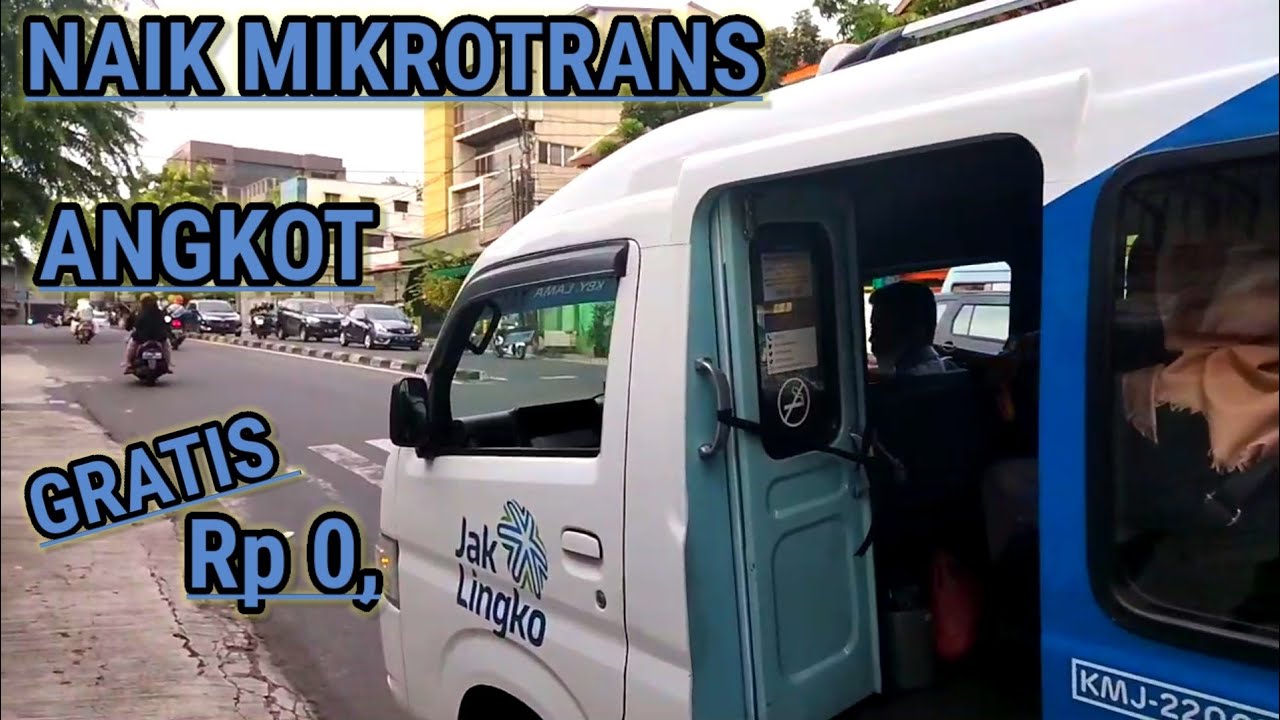 Cara naik angkot gratis Jak Lingko