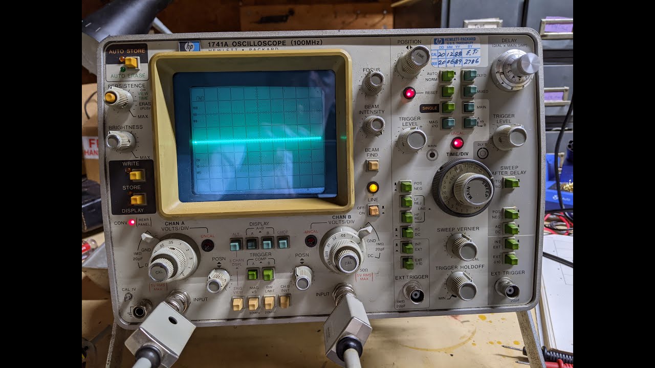 Hewlett Packard 1741A Oscilloscope