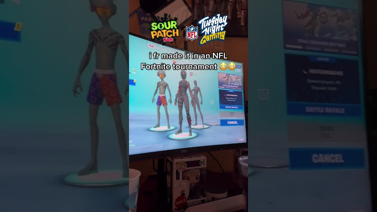 made it in the NFL Fortnite Tournament 😳🏆 #shorts