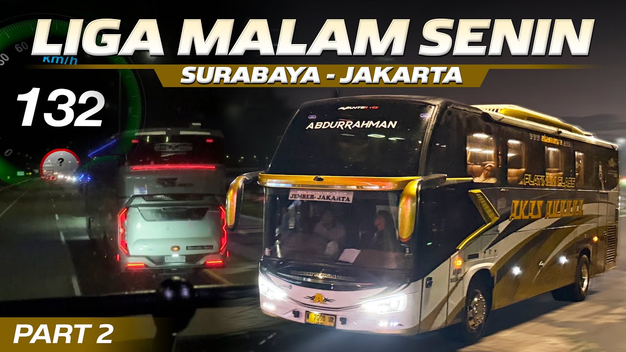 SEMUA BUS DISUSUL TANPA TERKECUALI😱‼️Trip Surabaya - Jakarta with Akas Aurora PART 2