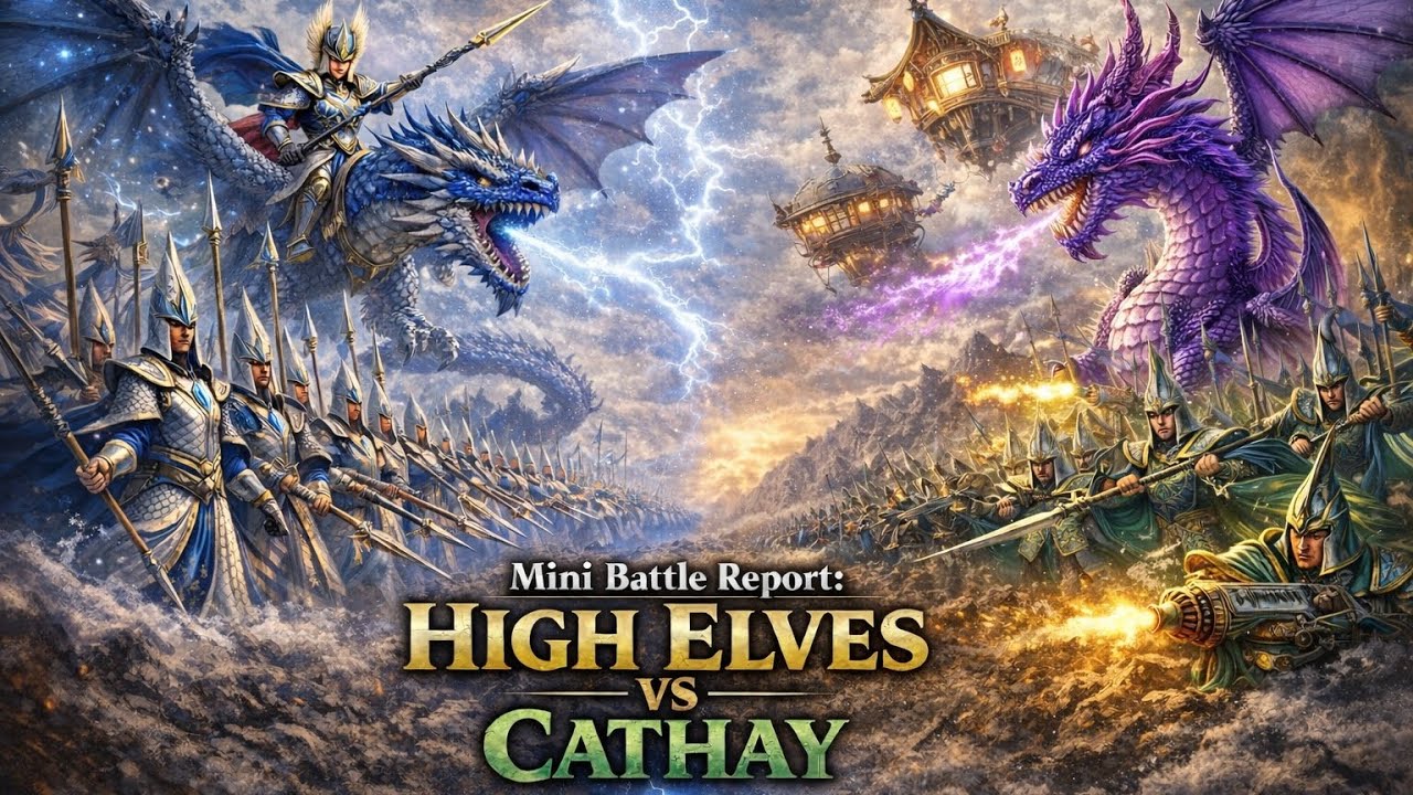 Mini Battle Report Warhammer The Old World Cathay Vs High Elves 2000 points