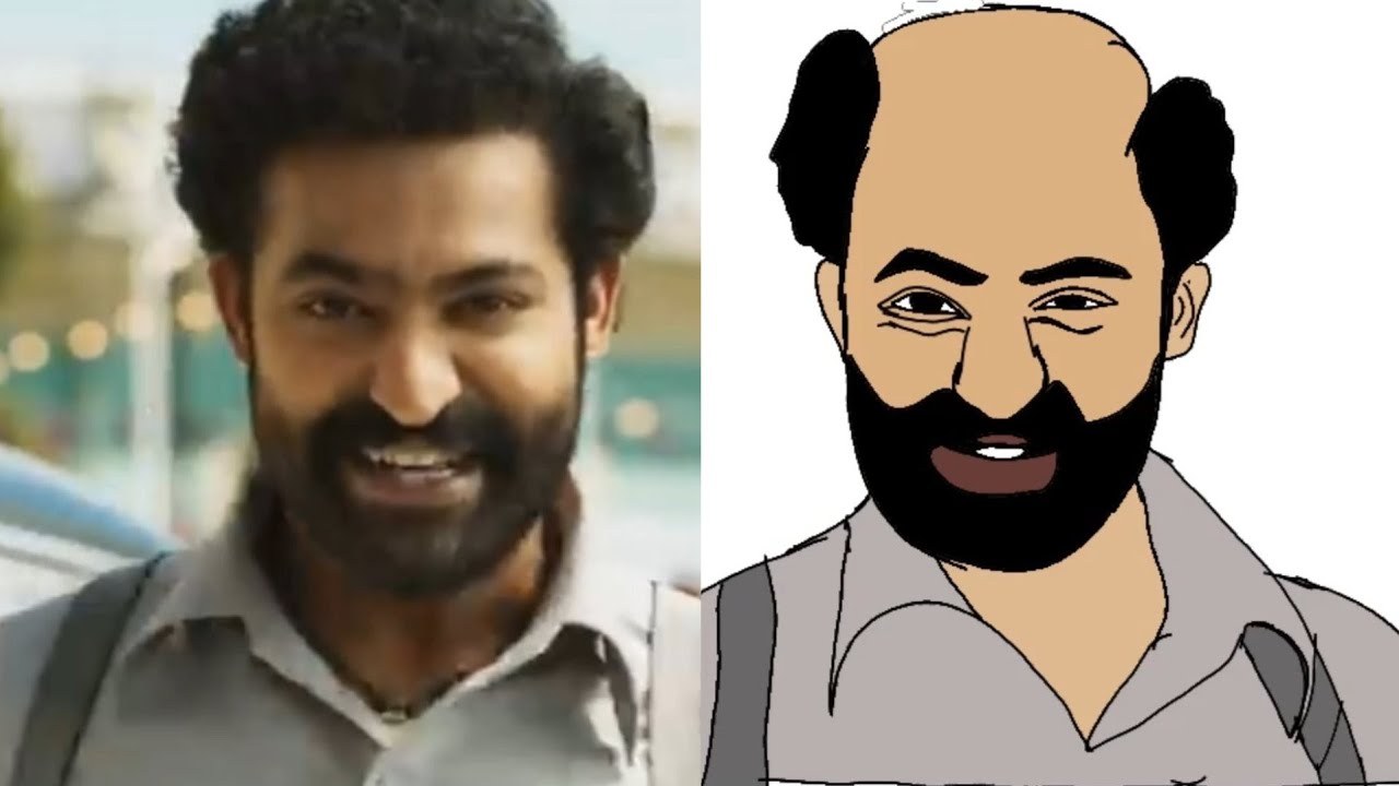 NACHO NACHO😂(FULL SONG DRAWING) [RRR] NTR,RAM CHARAN 😂| DRAWING|💥 PART 3 DRAWING VIDEOS 🤪