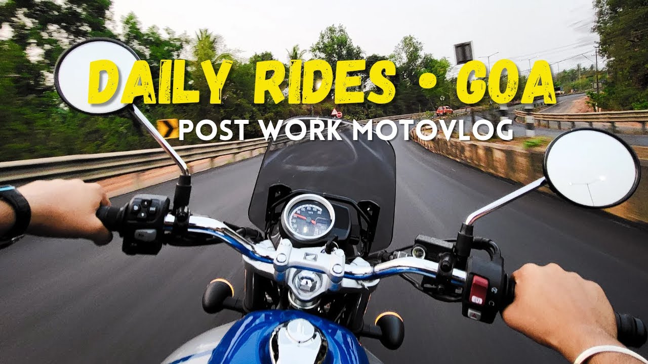 Post Work Ride | Early Morning Commute on Honda H'ness CB350 | Daily Rides • Goa