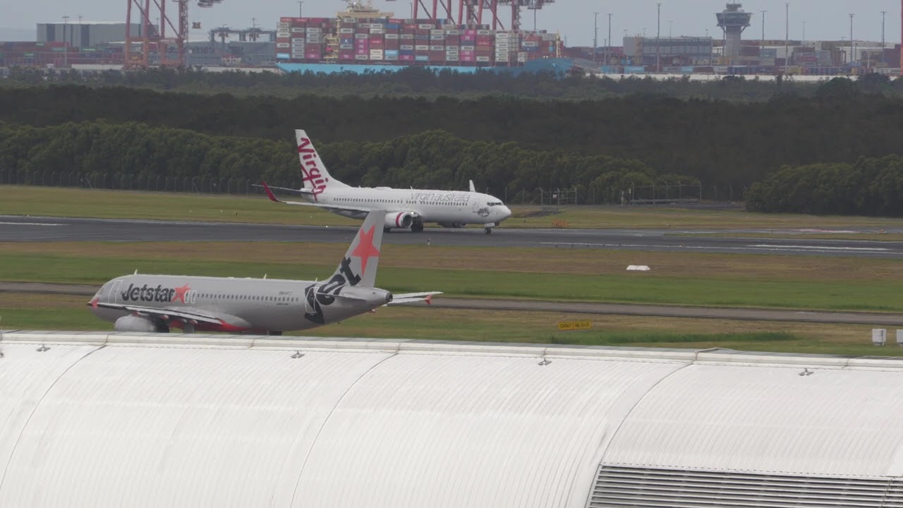 With ATC - Virgin Australia - Velocity 1394 - VH-YIA - B737-800 - BNE to ADL takeoff at BNE/YBBN